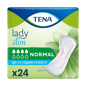 foto урологические прокладки женские tena lady slim normal, 24 шт