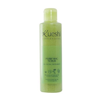 foto гель-скраб для лица kueshi purifiying scrub gel exfoliante facial, 200 мл