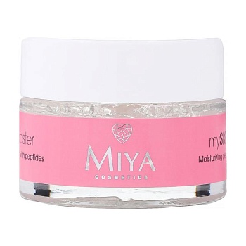 foto увлажняющий гель-бустер для лица miya cosmetics my skin booster moisturizing gel-booster with peptides, 50 мл