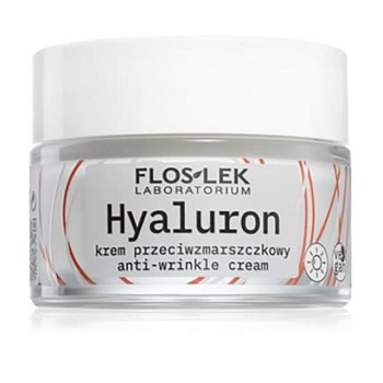 foto денний крем для обличчя floslek hyaluron anti-aging проти зморщок, 50 мл