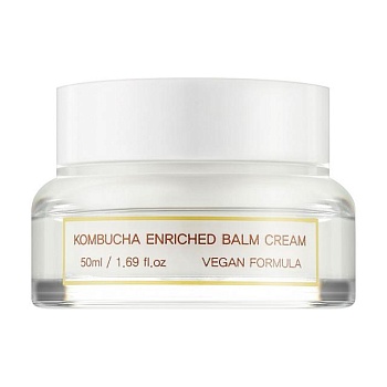 foto крем-бальзам для лица eyenlip enriched balm cream kombucha с экстрактом комбучи, 50 мл