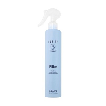 foto спрей-філер для волосся kaaral purify filler spray з кератином та гіалуроновою кислотою, 300 мл