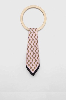 foto карманный платок из шелка moschino цвет розовый