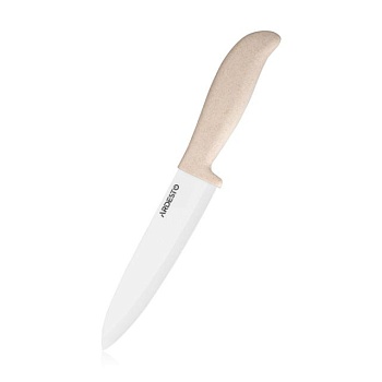 foto нож поварской ardesto fresh керамический, бежевый, 27.5 см (ar2127cs)