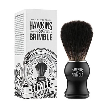 foto помазок для бритья hawkins & brimble synthetic shaving brush с синтетической щетиной