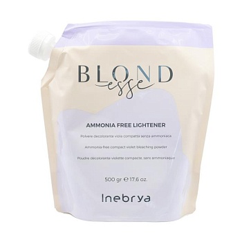 foto осветляющая пудра для волос inebrya blondesse ammonia free lightener, 500 г