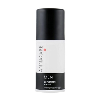 foto мужской успокаивающий и увлажняющий гель для лица annayake men soothing moisturizing gel, 50 мл