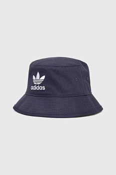 foto бавовняний капелюх adidas originals hd9710.d колір синій з бавовни hd9710.d-shanav