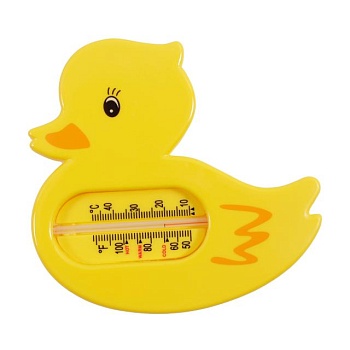 foto термометр для воды lindo уточка, желтый (рк 004)