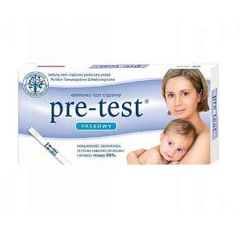 foto тест-полоска pre-test для определения беременности, 1 шт