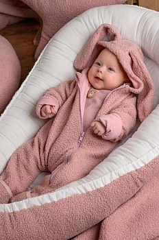 foto комбінезон для немовлят jamiks колір рожевий