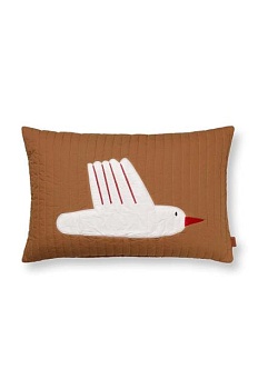foto декоративна наволочка для подушки ferm living bird quilted