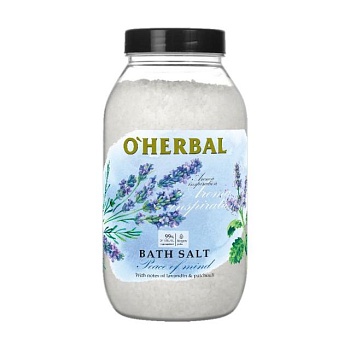foto соль для ванн o'herbal aroma inspiration bath salt peace of mind 1.1 кг