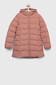 foto дитяча куртка geox колір рожевий