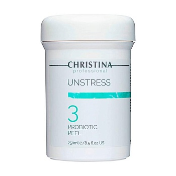 foto пилинг для лица christina unstress 3 probiotic peel с пробиотическим действием, 250 мл