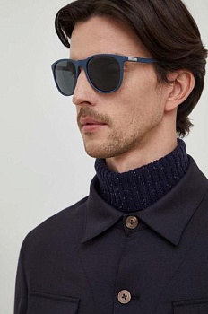 foto солнцезащитные очки emporio armani мужские цвет синий