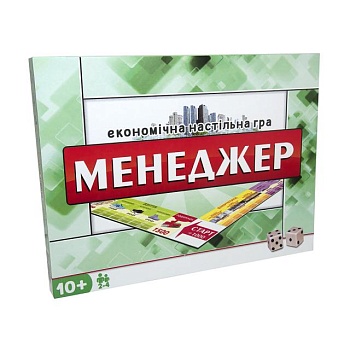 foto настольная игра strateg менеджер, экономическая, на украинском языке, от 10 лет (30453)