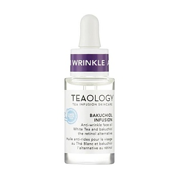 foto олія для обличчя teaology bakuchiol infusion anti-wrinkle face oil проти зморщок, 15 мл