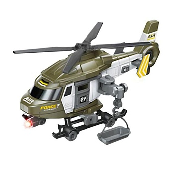 foto дитяча іграшка yg toys вертоліт військовий, інерційний, озвучений, зі світлом, в коробці, від 3 років (js128c)