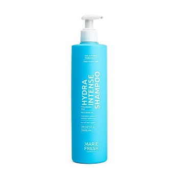 foto увлажняющий шампунь для волос marie fresh cosmetics hydra intense shampoo, 400 мл