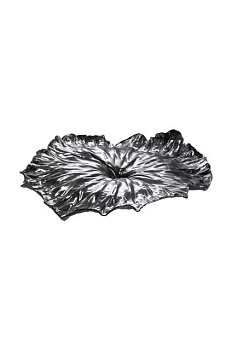 foto декоративная тарелка alessi a lotus leaf