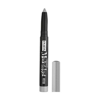 foto водостойкие тени-карандаш для век pupa made to last waterproof eyeshadow 28 silver, 1.4 г