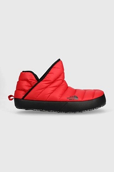 foto тапки the north face mens thermobal traction bootie цвет красный