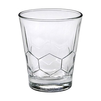 foto набір склянок duralex hexagone низьких, 6*300 мл (1074ab06)
