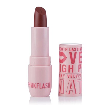 foto матовая помада для губ pinkflash silky velvet lipstick or02, 3.4 г