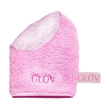 foto рукавица для снятия макияжа glov dual fiber makeup removing and skincare mitt, pink, 1 шт