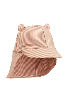 foto детская шапка liewood цвет оранжевый узор