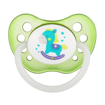 foto пустушка латексна canpol babies toys анатомічна, салатова, від 6 до 18 місяців (23/260)