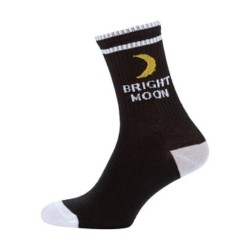 foto шкарпетки жіночі siela rt1322-078 bright moon, спортивні, чорно-білі, розмір 36-39