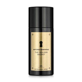 foto парфюмированный дезодорант-спрей antonio banderas the golden secret мужской, 150 мл