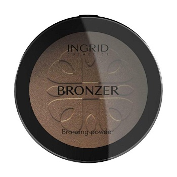 foto компактний бронзер для обличчя ingrid cosmetics hd beauty innovation bronzing powder, 19 г