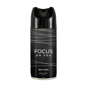 foto парфюмированный дезодорант-спрей jean marc focus on you мужской, 150 мл