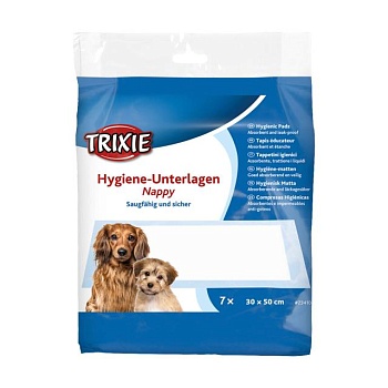 foto пеленки для собак trixie, 30*50 см, 7 шт