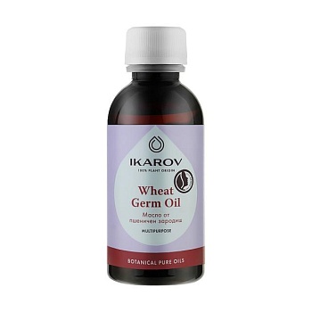 foto органическое масло зародышев пшеницы для волос и тела ikarov wheat germ oil, 100 мл