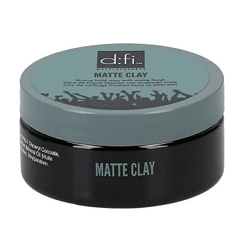 foto матовая глина для укладки волос d:fi matte clay, 75 г