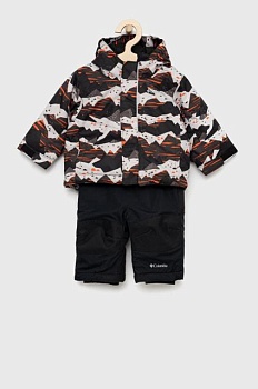 foto куртка и комбинезон для младенцев columbia цвет чёрный