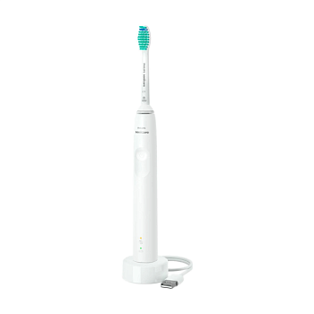 foto електрична зубна щітка philips sonicare 3100 series hx3671/13 біла, 1 шт