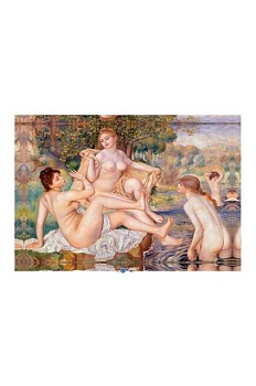foto репродукція на полотні pierre auguste renoir, kąpiące się