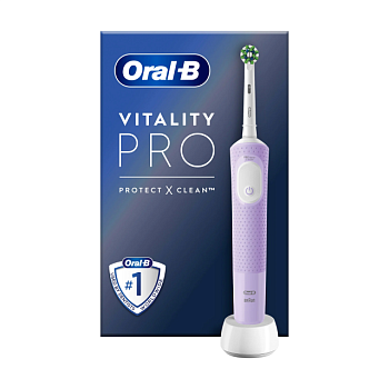 foto електрична зубна щітка oral-b vitality pro лілова