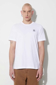 foto бавовняна футболка adidas originals колір білий з аплікацією ia4872-white
