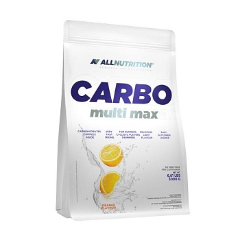 foto диетическая добавка гейнер в порошке allnutrition carbo multi max апельсин, 3 кг