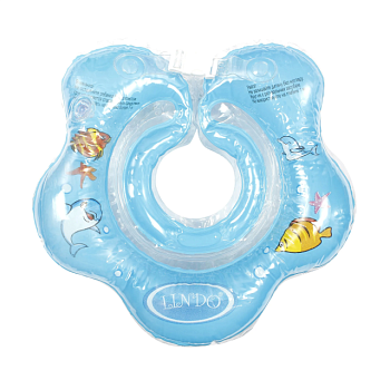 foto круг для купания младенцев lindo ln-1560 синий