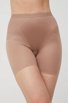 foto моделюючі шорти spanx жіночі колір коричневий