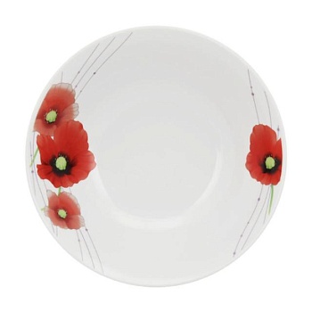 foto тарелка суповая limited edition poppy, 18 см (9030s)