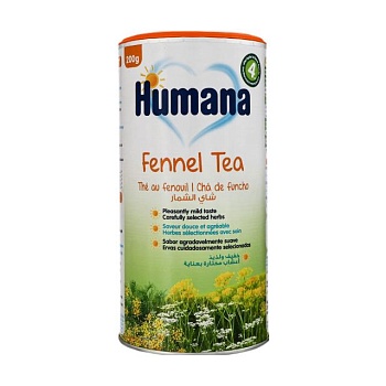 foto чай humana с фенхелем и тмином, с 4 месяцев, 200 г