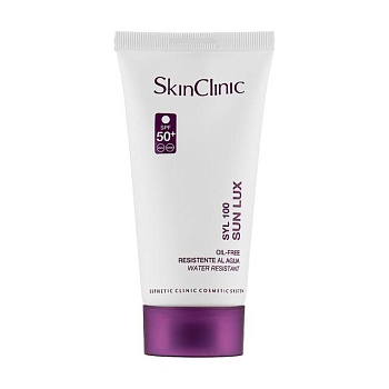 foto солнцезащитный крем для тела skinclinic syl 100 sun lux cream spf 50+, 50 мл